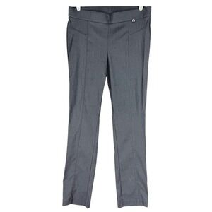 Rafaella Comfort Women's Pull-on Mid Rise Slim Leg Stretch Gray Pants‎ Size 12